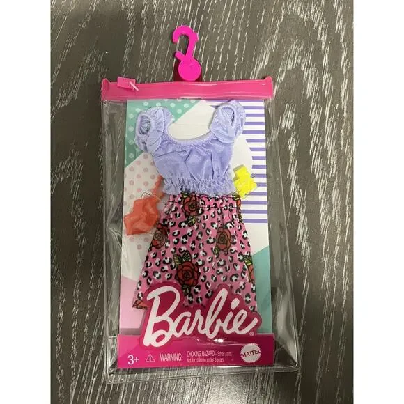 Mattel Toys Barbie Fashion Pack Boss Girl Lilac Top Rose Skirt